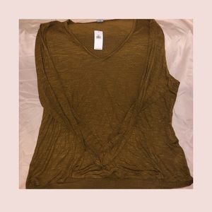 Womens T-Shirt | Long Sleeve | Size L